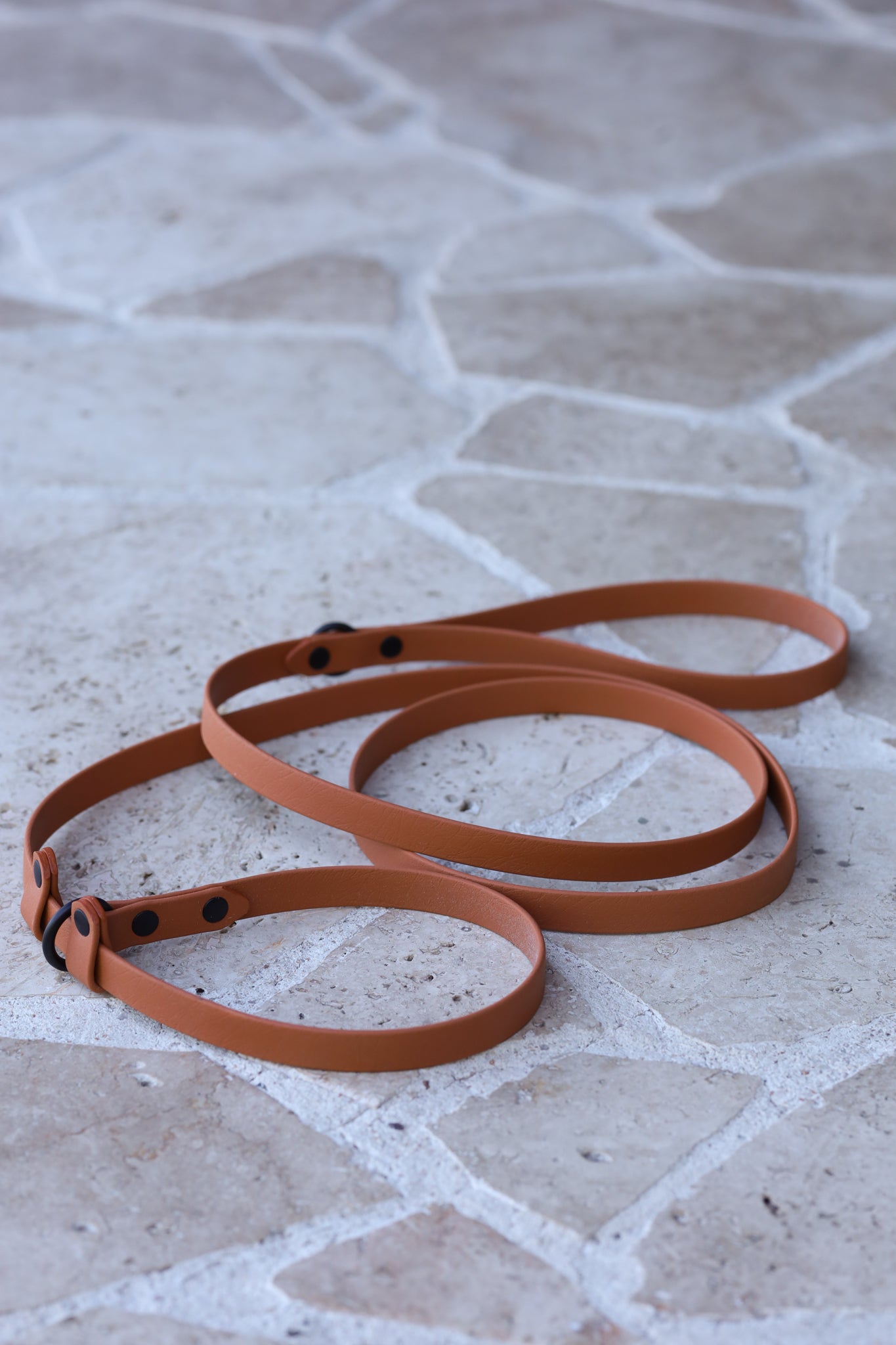 Sample sale 180cm slip leash caramel