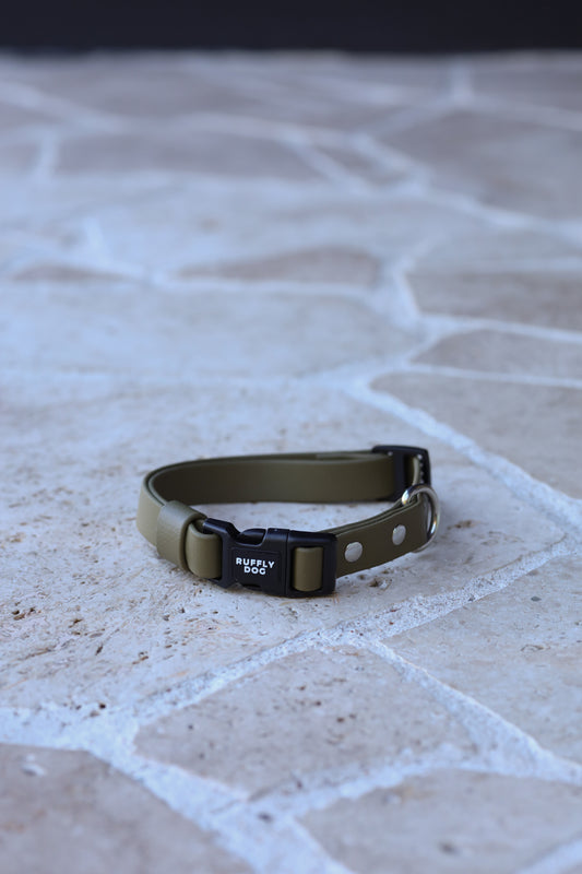 Sample sale 19mm Medium adjustable collar Olive