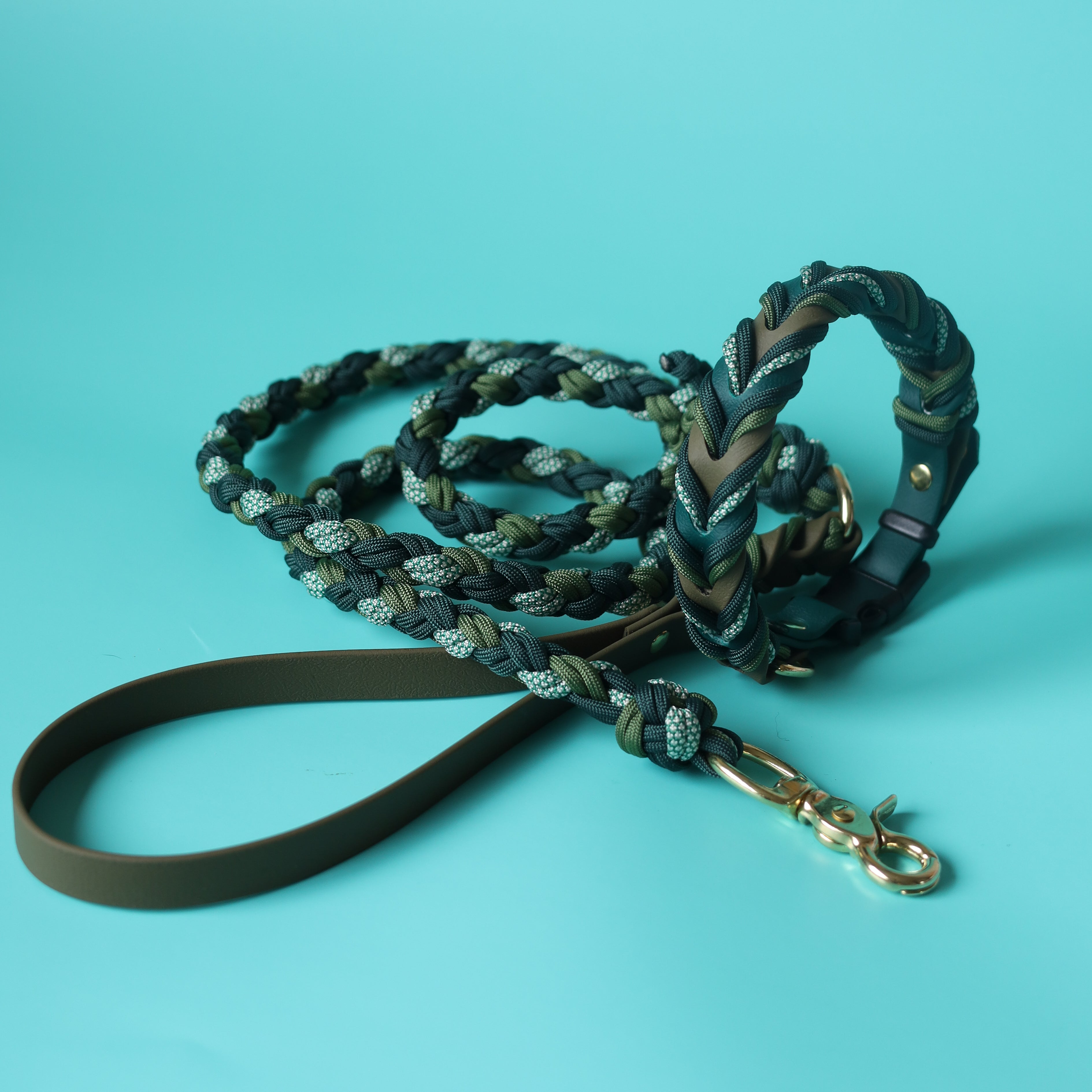 Paracord leash sale handle